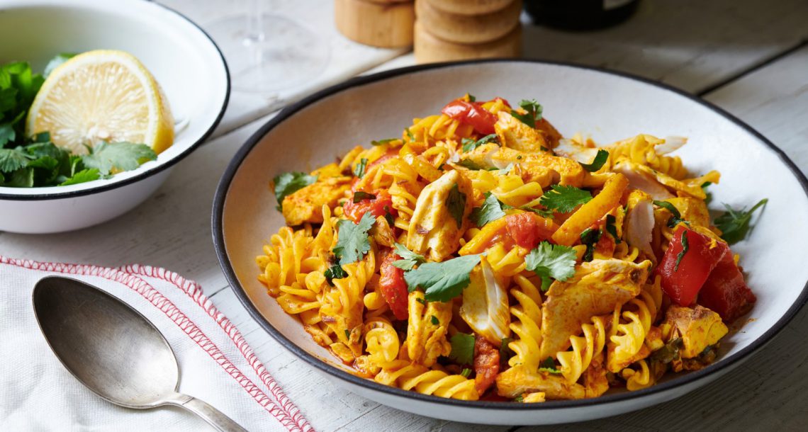 פוזילי עם דג חריף