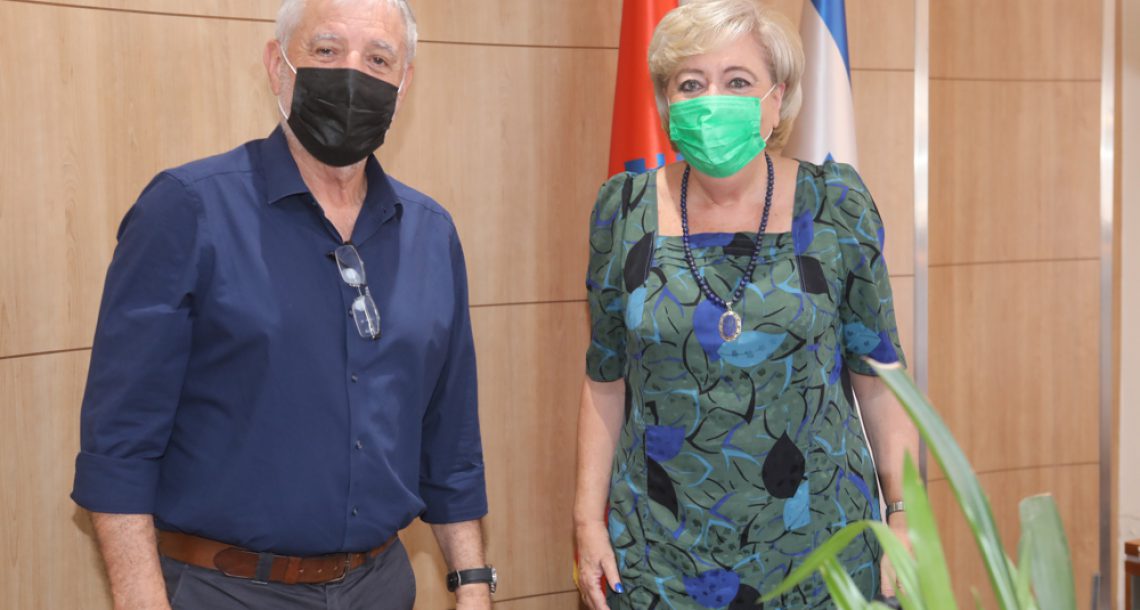 ראש העיר נתניה, מרים פיירברג-איכר, אירחה בשבוע האחרון את שר הרווחה והבטחון החברתי, מאיר כהן וצוותו