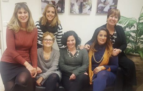  הנשים של הנהלת מחוז שרון שומרון בכללית בפגישה לקראת יום האישה הבינלאומי 2017