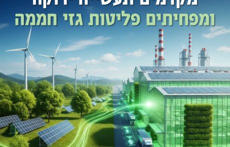 מייעלים את משק האנרגיה ומפחיתים פליטות גזי חממה: תכנית חדשה בהיקף של כ-300 מיליון ₪ תממן פרויקטים להסבה או הפחתה בצריכת דלקים, להתייעלות בצריכת חשמל, כדי לסייע לתעשייה להתייעל ולהפוך לתחרותית יותר